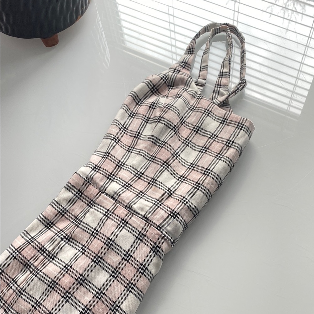 AERO Plaid Sleeveless Dress